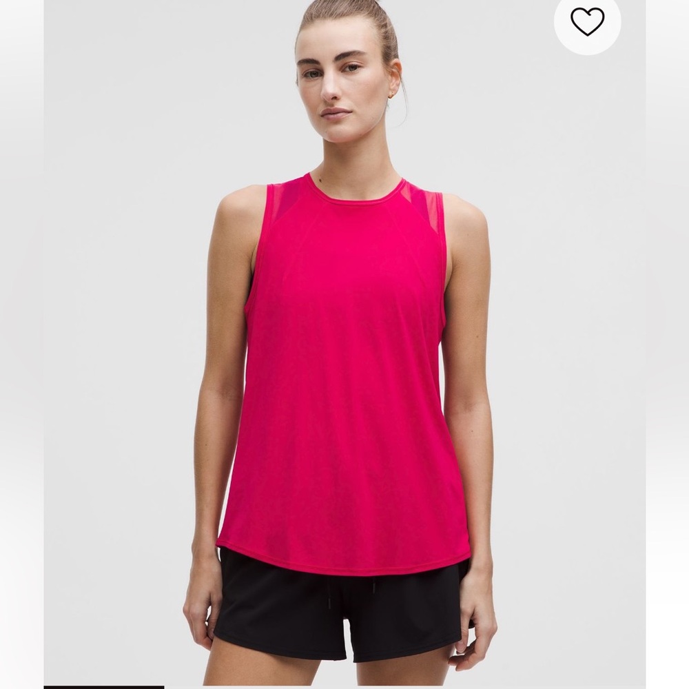 Lululemon Sculpt Tank in Pink Dragonfruit, Size 8